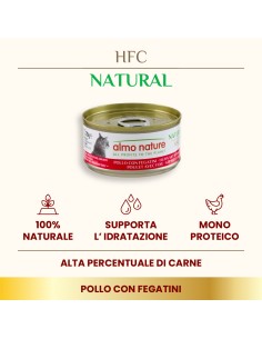 Almo Nature Gatto Pollo e Fegato gr 70. Cibo Umido per gatti 2