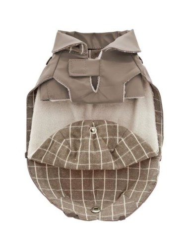 Impermeabile Rain misura 55 Tortora. Abbigliamento per cani
