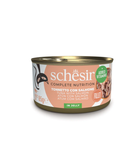 Schesir Tonnetto con Salmone Gr.85 Cibo Umido per Gatti