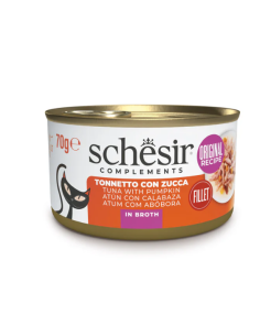 Schesir Tonnetto con Zucca brodo Gr.70 Cibo Umido per Gatti.