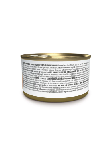 Schesir Tonnetto con Zucca Gr.70 Cibo Umido per Gatti