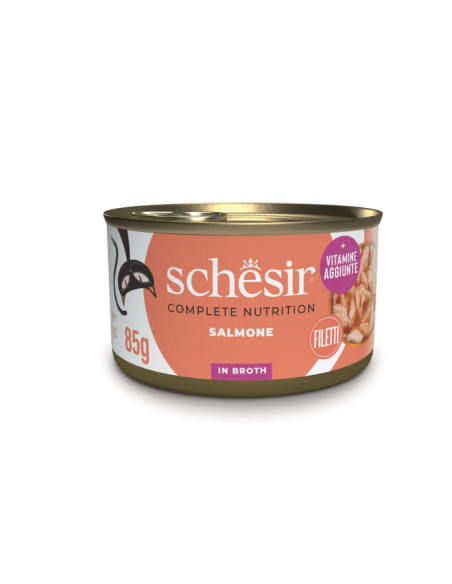 Schesir Salmone Naturale Gr.85 Cibo Umido per Gatti