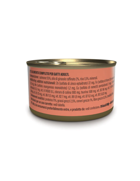Schesir Salmone Naturale Gr.85 Cibo Umido per Gatti