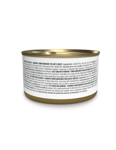 Schesir Tonnetto con Zucca Gr.85 Cibo Umido per Gatti Adulti