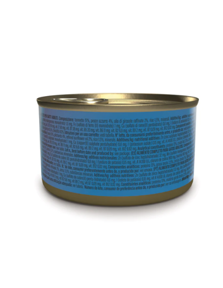 Schesir Tonnetto Con Pesce Azzurro in Jelly gr 85. Cibo Umido Per Gatti
