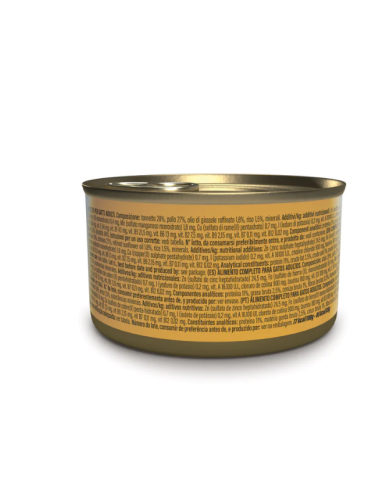 Schesir Tonnetto e Pollo  in brodo Gr.85.Cibo Umido Per Gatti