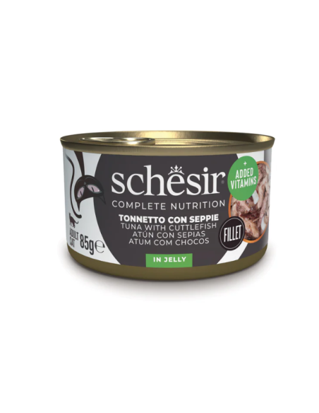 Schesir Tonnetto con Seppie Gr.85 Cibo Umido per Gatti Adulti