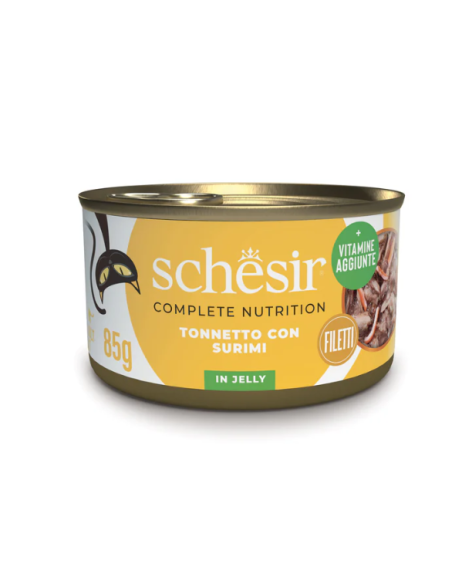 Schesir Tonnetto con Surimi Gr.85 Cibo Umido per Gatti.