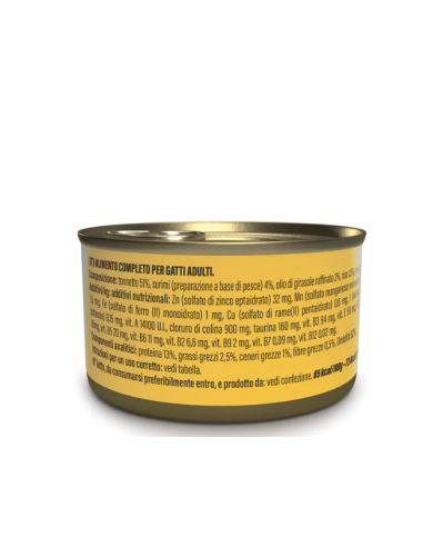 Schesir Tonnetto con Surimi Gr.85 Cibo Umido per Gatti