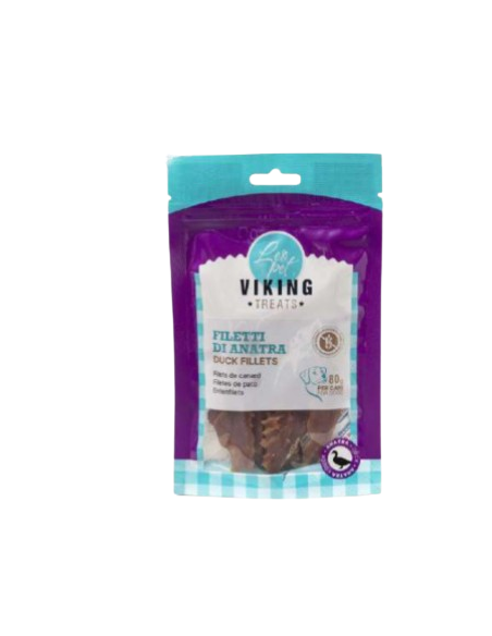 Viking Filetti di Anatra gr 80. Snack per cani