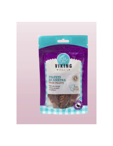 Viking Filetti di Anatra gr 80. Snack per cani