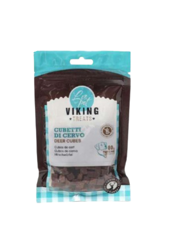 Viking Cubetti di Cervo gr 80. Snack per cani.