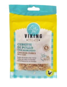 Viking Cubetti Pollo e Merluzzo gr 50. Snack per cani 2