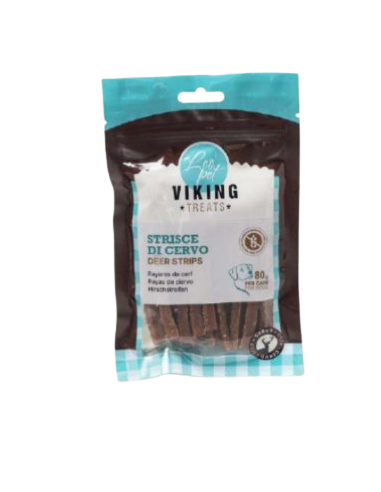 Viking Strisce di Cervo gr 80. Snack per cani