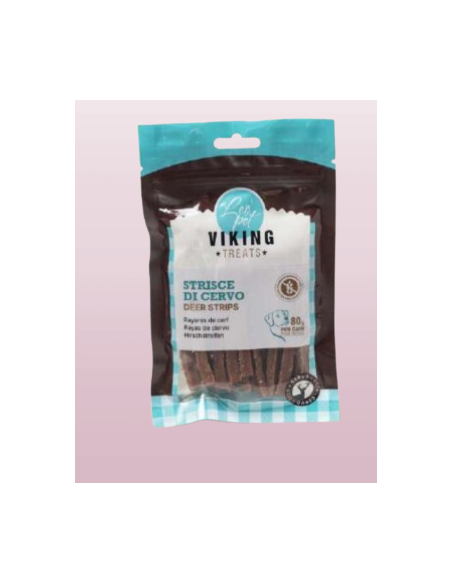 Viking Strisce di Cervo gr 80. Snack per cani