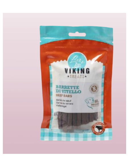 Viking Barrette Di Vitello gr 80.Snack per Cani