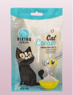 Viking Crema Pollo gr 60. Snack per Gatti