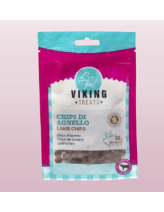 Viking Chips Di Agnello gr 50. Snack Per Gatti