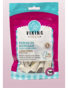 Viking Penne Agnello e Merluzzo gr 80. Snack per cani