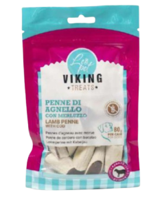Viking Penne Agnello e Merluzzo gr 80. Snack per cani 2