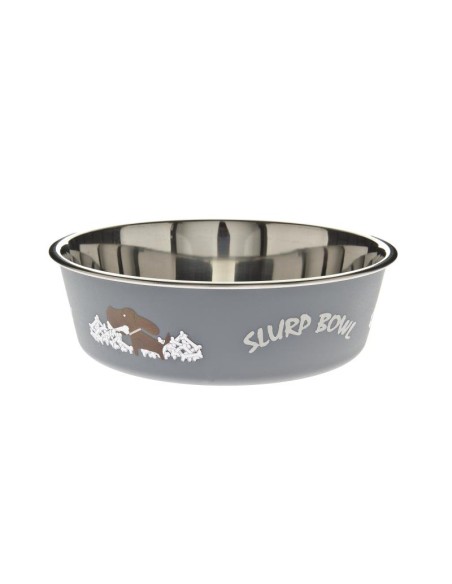 Ciotola Bella xsmall  cm 11 240 ml. Grigia. Ciotola per cani