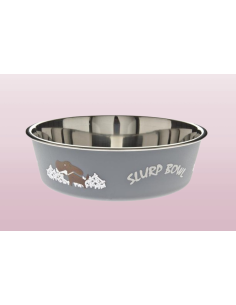 Ciotola Bella xsmall  cm 11 240 ml. Grigia. Ciotola per cani