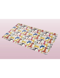Tappetino Sottociotola Chiens Naif . Accessori per cani