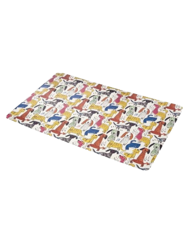 Tappetino Sottociotola Chiens Naif . Accessori per cani