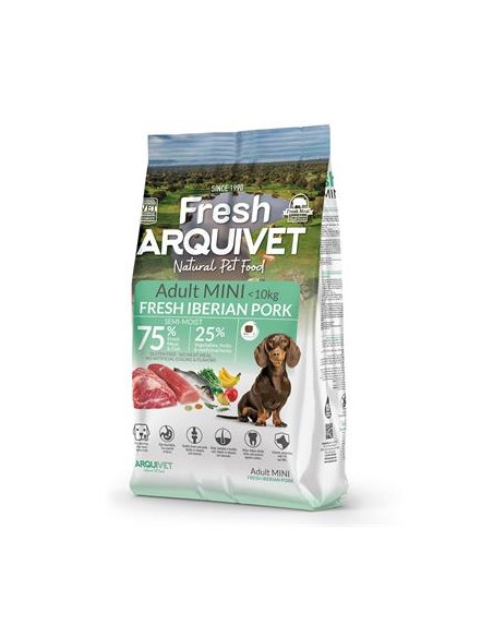 Arquivet Fresh Mini Maiale kg 1. Crocchette per cani.