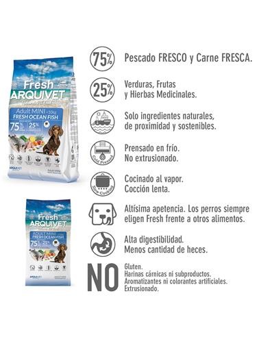 Arquivet Fresh Mini Ocean Fish kg 1. Crocchette per cani .