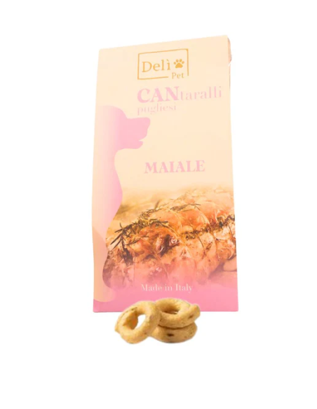 Cantaralli Pugliesi Maiale gr 150. Snack per cani