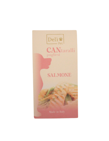 Cantaralli Pugliesi Salmone gr 150. Snack Per Cani .