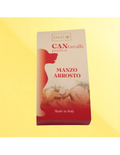 Cantaralli Pugliesi Manzo Arrosto gr 150. Snack per cani.