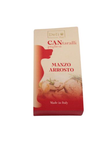 Cantaralli Pugliesi Manzo Arrosto gr 150. Snack per cani.