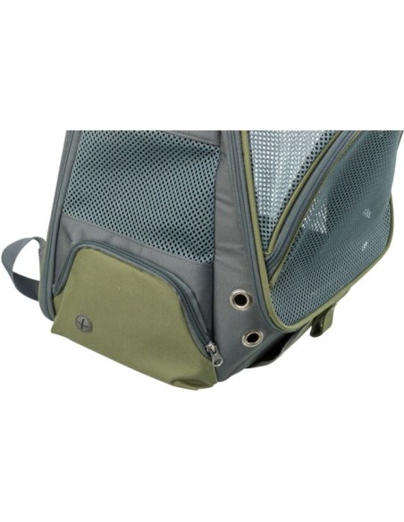 Lyla Zaino 34x22x42 grigio blu. Trasporto per Cani