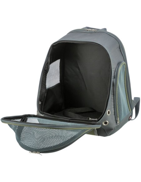 Lyla Zaino 34x22x42 grigio blu. Trasporto per Cani