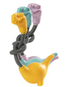 Gimdog Gioco Dinosauri Vari Colori. Giochi per cani 2