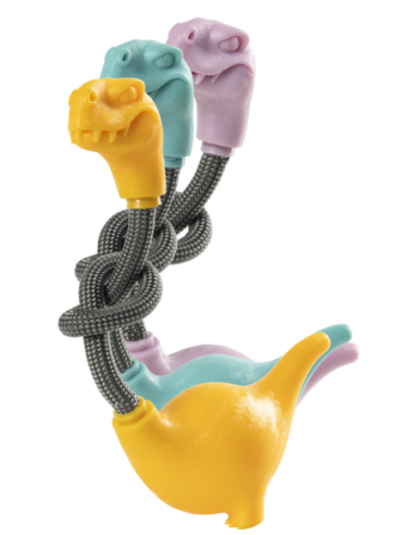 Gimdog Gioco Dinosauri Vari Colori. Giochi per cani