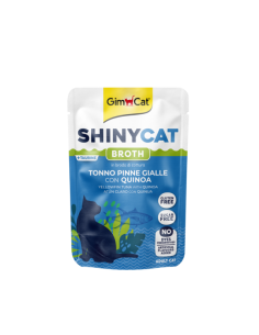Gimcat Shiny Cat Busta Broth Tonno Con Quinoa Gr 70. Cibo Umido per gatti 2