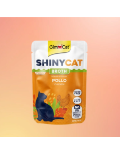 Gimcat Shinycat Busta Broth Pollo gr 70. Cibo Umido Per Gatti.