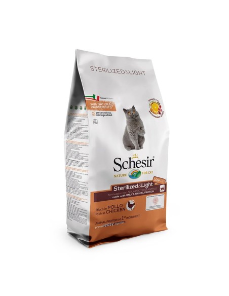 Schesir Sterilizzato Light Pollo kg 1,5. Crocchette Per Gatti