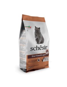 Schesir Sterilizzato Light Pollo kg 1,5. Crocchette Per Gatti