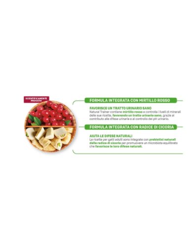 Natural Trainer Adulto Con Tonno kg 1,5. Cibo Secco Per Gatti