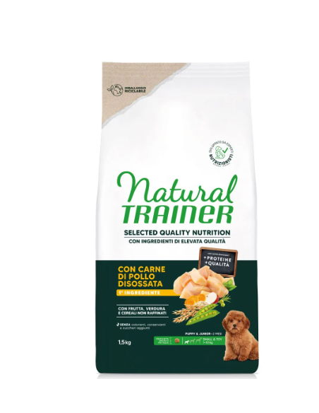 Natural Trainer Selected  Selected Quality Nutrition Puppy Small & toy kg.1,5. Puppy