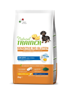 Trainer Dog Sensitive NoGluten Mini Uovo e Cereali Integrali kg.2. Crocchette Per Cani 2