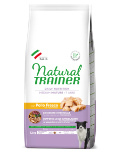 Natural Trainer Dog Medium Maturity kg 12. Alimento Per Cani
