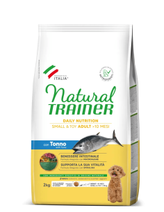 Trainer Dog Natural Small and Toy Tonno e Riso kg 2.Cibo Secco Per Cani