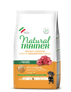 Trainer Dog Sensitive Mini Agnello e Riso No Gluten kg 2. Mangime Per Cani 2