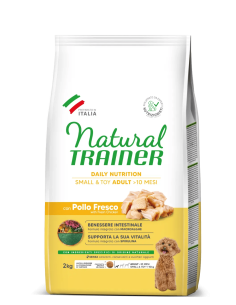 Trainer Dog Natural Small e Toy Pollo e Riso kg 2. Crocchette per Cani