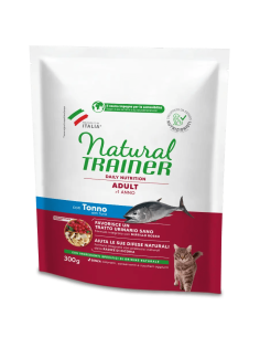 Natural Trainer Adult con Tonno gr 300. Cibo Secco Per Cani